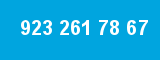 923 261 78 67 923 261 78 67